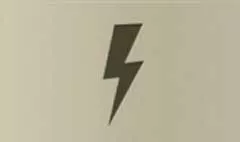 Lightning silhouette