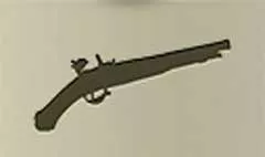 銃のシルエット