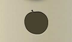 Apple silhouette #1