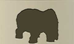 Elephant silhouette #1