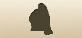 兜のシルエット
