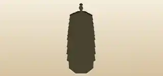 仏塔のシルエット
