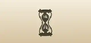 砂時計のシルエット