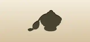 香水のシルエット