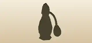 香水のシルエット