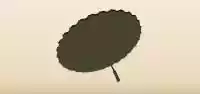 かさのシルエット