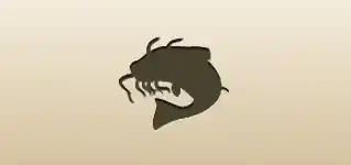 ナマズのシルエット