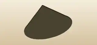 笠のシルエット