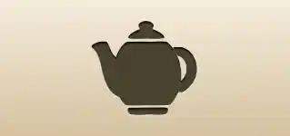 急須のシルエット