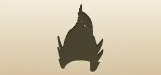 兜のシルエット
