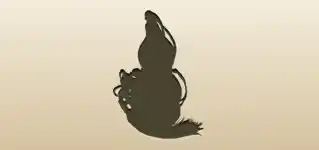 ひょうたんのシルエット
