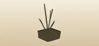 香炉のシルエット