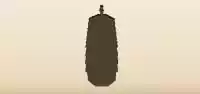 仏塔のシルエット