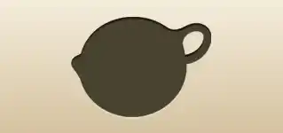 急須のシルエット