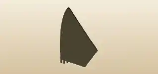凧のシルエット