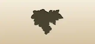 ブドウのシルエット