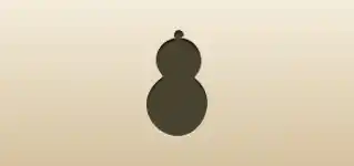 ひょうたんのシルエット