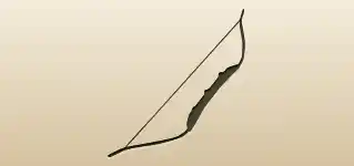 弓のシルエット