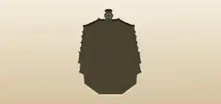 仏塔のシルエット