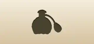 香水のシルエット