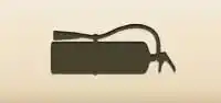 消火器のシルエット