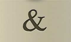 Ampersand Sign silhouette