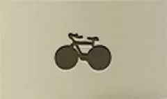 自転車のシルエット