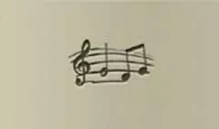 音符のシルエット