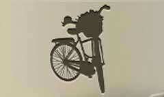 Bicycle silhouette