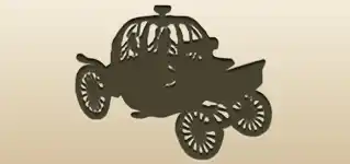 華麗な馬車