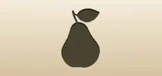 Pear silhouette