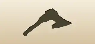 Axe silhouette