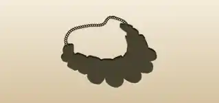 Necklace silhouette