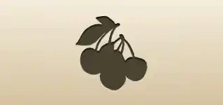 Cherries silhouette