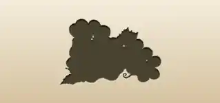Grapes silhouette