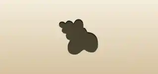 Acorns silhouette