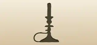 Candlestick silhouette