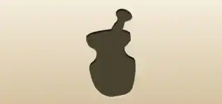 Mortar and Pestle silhouette