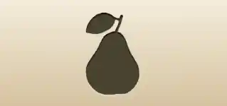 Pear silhouette