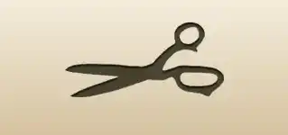 Scissors silhouette