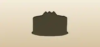 Cake silhouette
