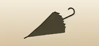 Umbrella silhouette
