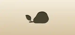 Pear silhouette