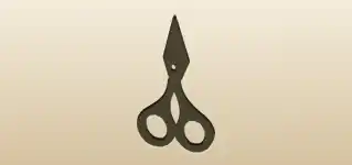 Scissors silhouette