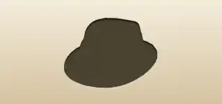 Straw Hat silhouette