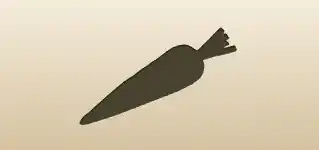 Carrot silhouette