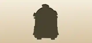 Clock silhouette