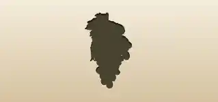 Grapes silhouette