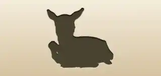 Baby Goat silhouette