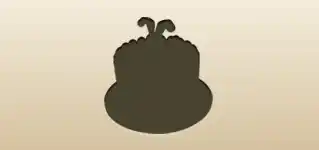 Cake silhouette
